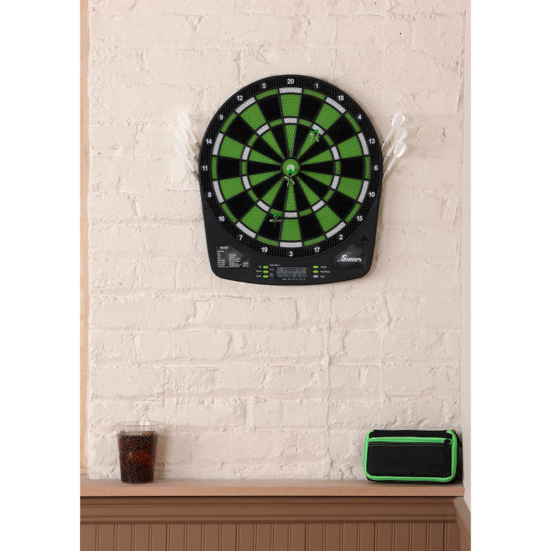 Fat Cat Sirius Electronic Dartboard, 13.5" Compact Target