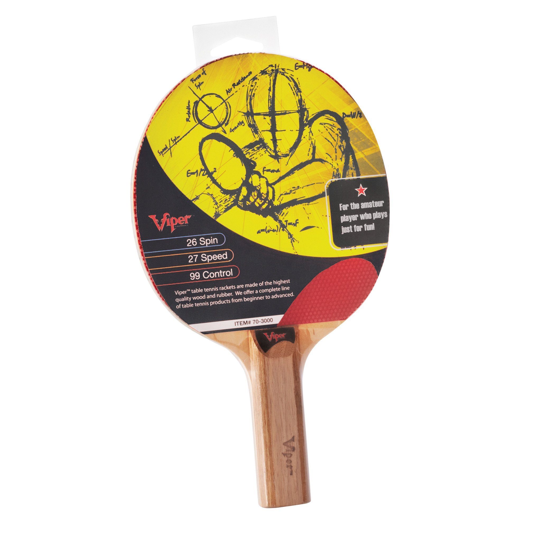 [REFURBISHED] Viper One Star Table Tennis Racket Refurbished Refurbished GLD Products 