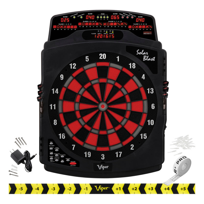 Viper Solar Blast Electronic Dartboard, 15.5" Regulation Target