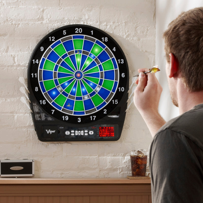 Viper Ion Illuminated Electronic Dartboard, 15.5" Regulation Target