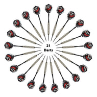 [REFURBISHED] Fat Cat Darts in a Jar Steel Tip 19 Grams 21 Count Refurbished Refurbished GLD Products 