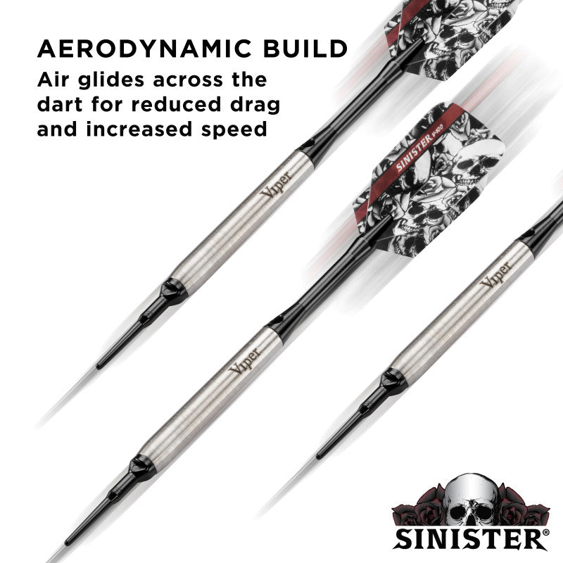 Viper Sinister 95% Tungsten Soft Tip Darts Smooth Barrel 16 Grams