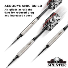 Load image into Gallery viewer, Viper Sinister 95% Tungsten Soft Tip Darts Smooth Barrel 16 Grams

