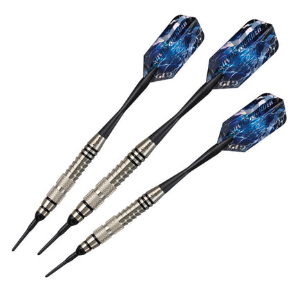 Viper Silver Thunder Soft Tip Darts 2 Knurled Rings 18 Grams