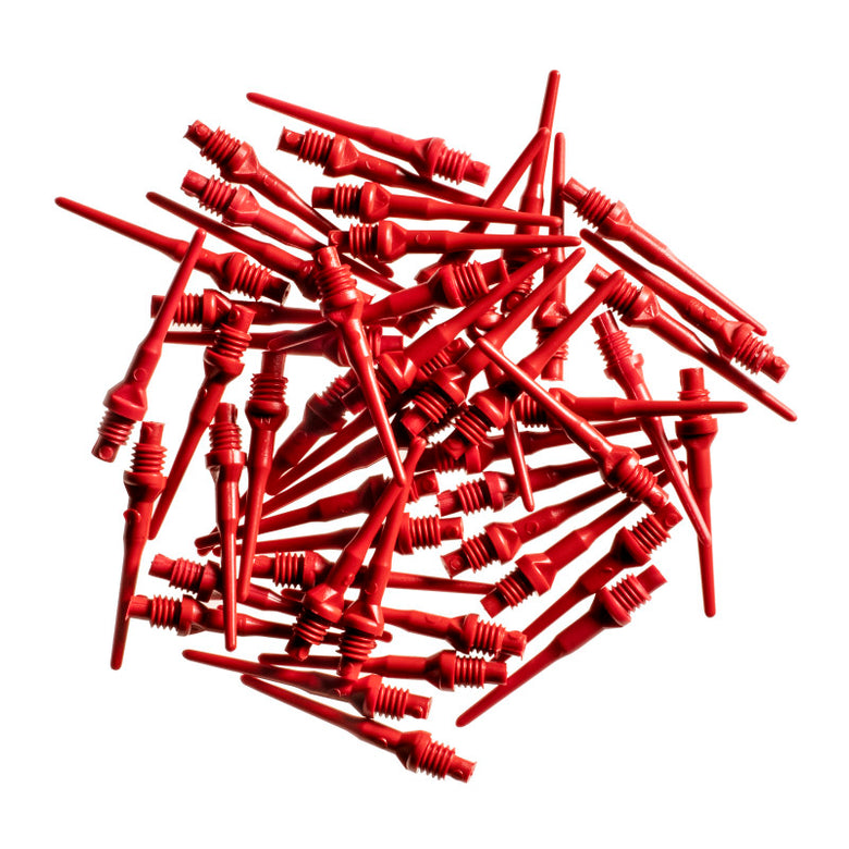 Viper Tufflex Tips II 2BA Red 50Ct Soft Dart Tips