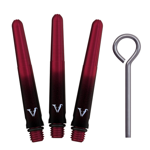 Viperlock Aluminum Shade Dart Shaft Short Red