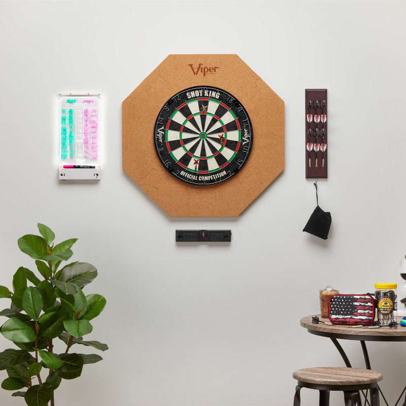 Viper Octagonal Wall Defender Dartboard Surround Cork