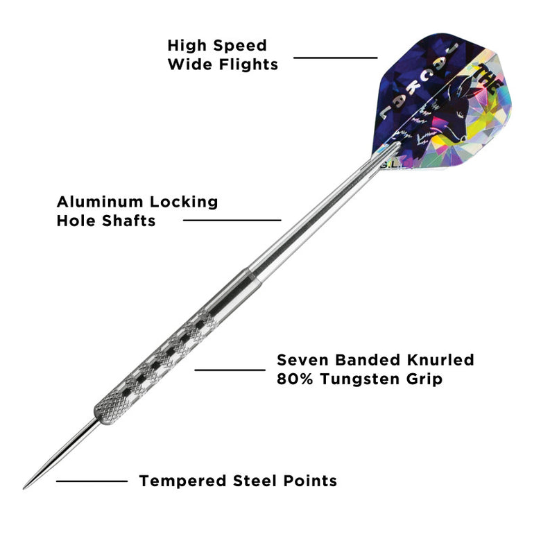 Viper Jackal 80% Tungsten Steel Tip Darts 24 Grams with Wallet