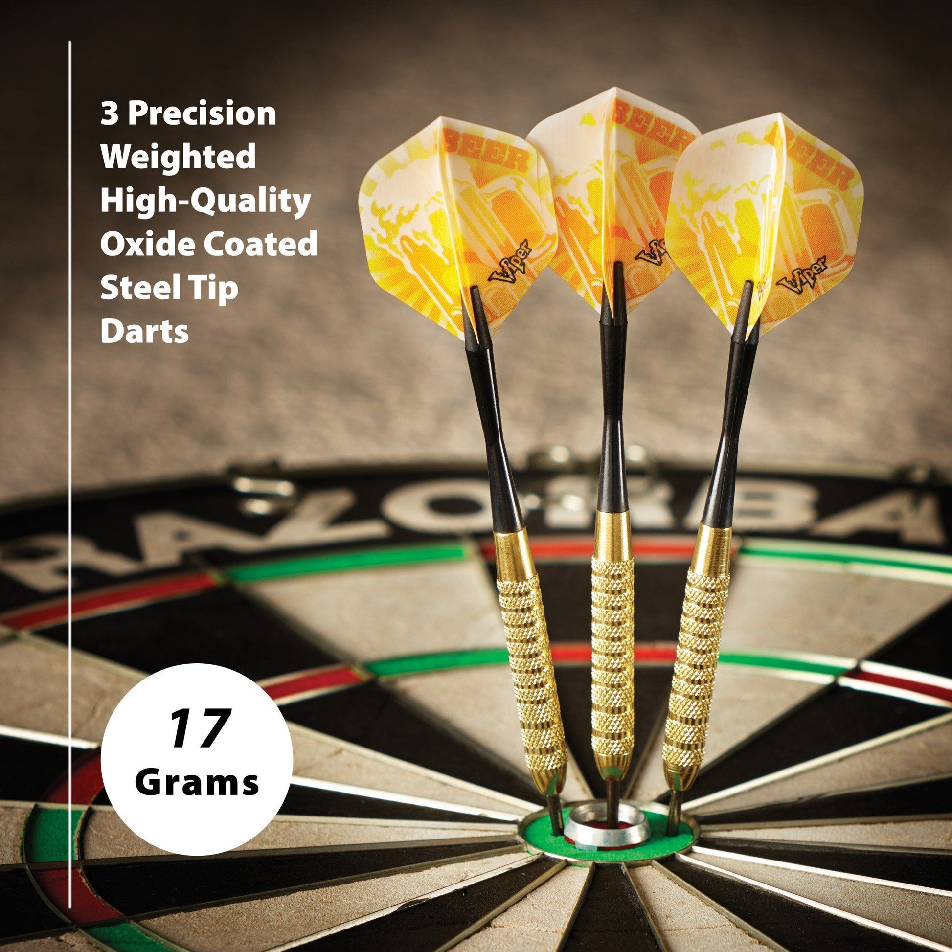 [REFURBISHED] Fat Cat Beer Darts Steel Tip Darts 17 Grams Refurbished Refurbished GLD Products 