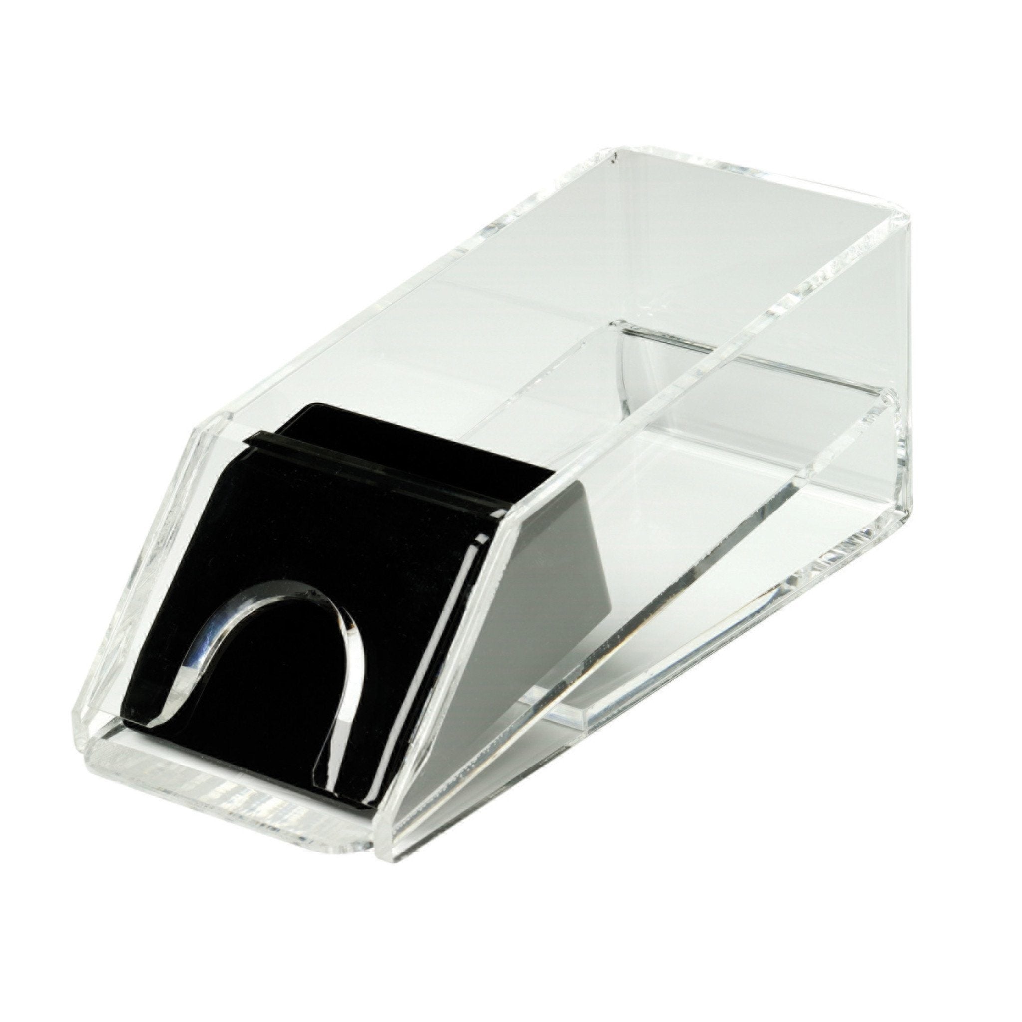 [REFURBISHED] Fat Cat Clear Acrylic Four Deck Card Shoe Refurbished GLD Products