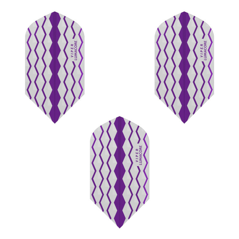 V-100 Lumacore Flights Slim Purple/White