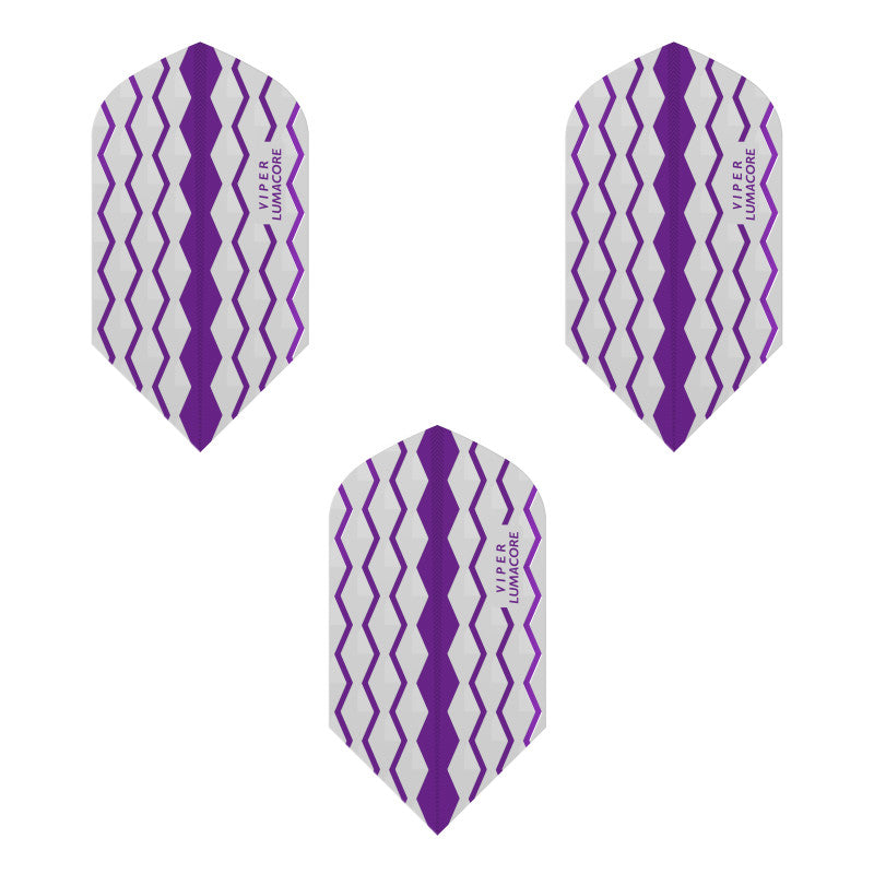 V-100 Lumacore Flights Slim Purple/White