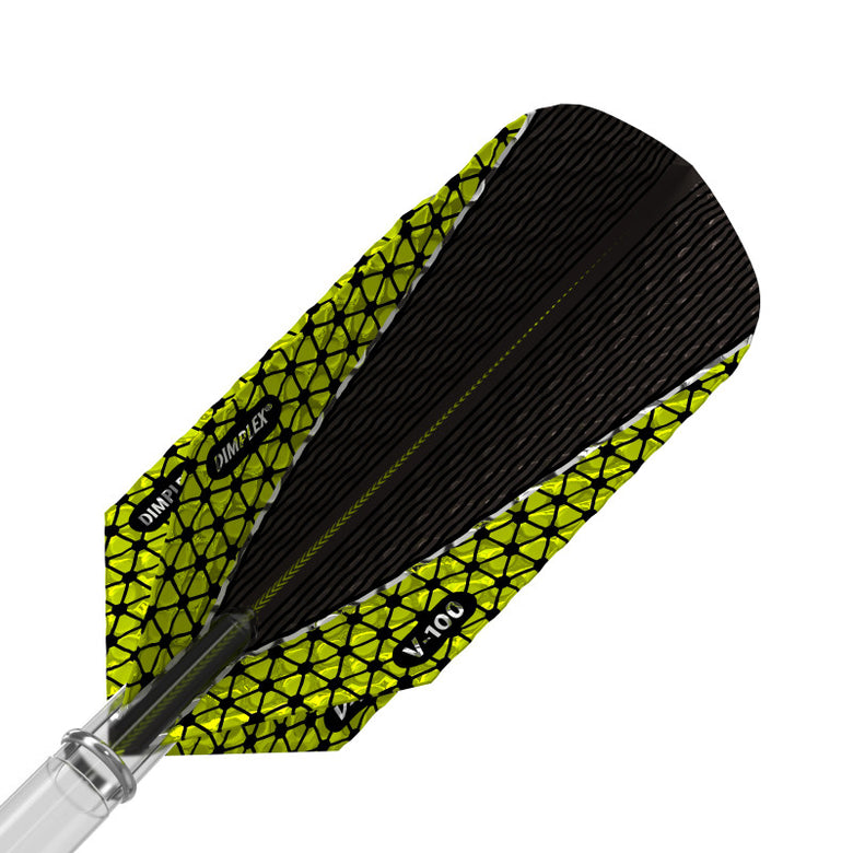 Viper Dimplex Dart Flights Slim Metallic Green V-100 Series