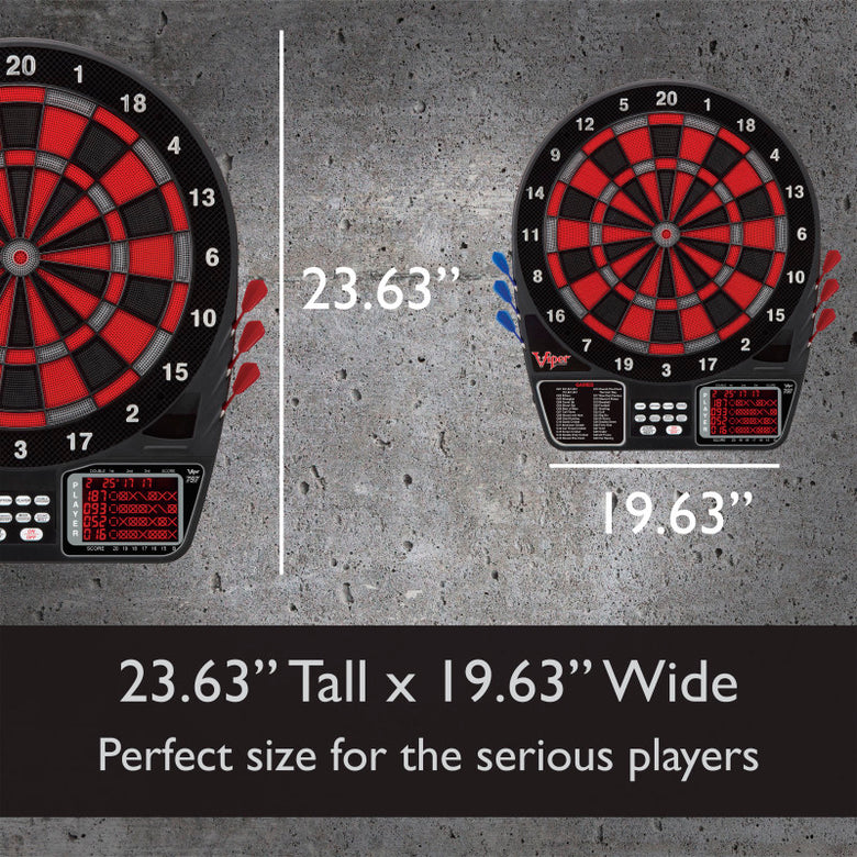 Viper 797 Electronic Dartboard, 15.5" Regulation Target