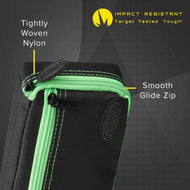 [REFURBISHED] Casemaster Plazma Dart Case Black with Green Trim Refurbished Refurbished GLD Products 