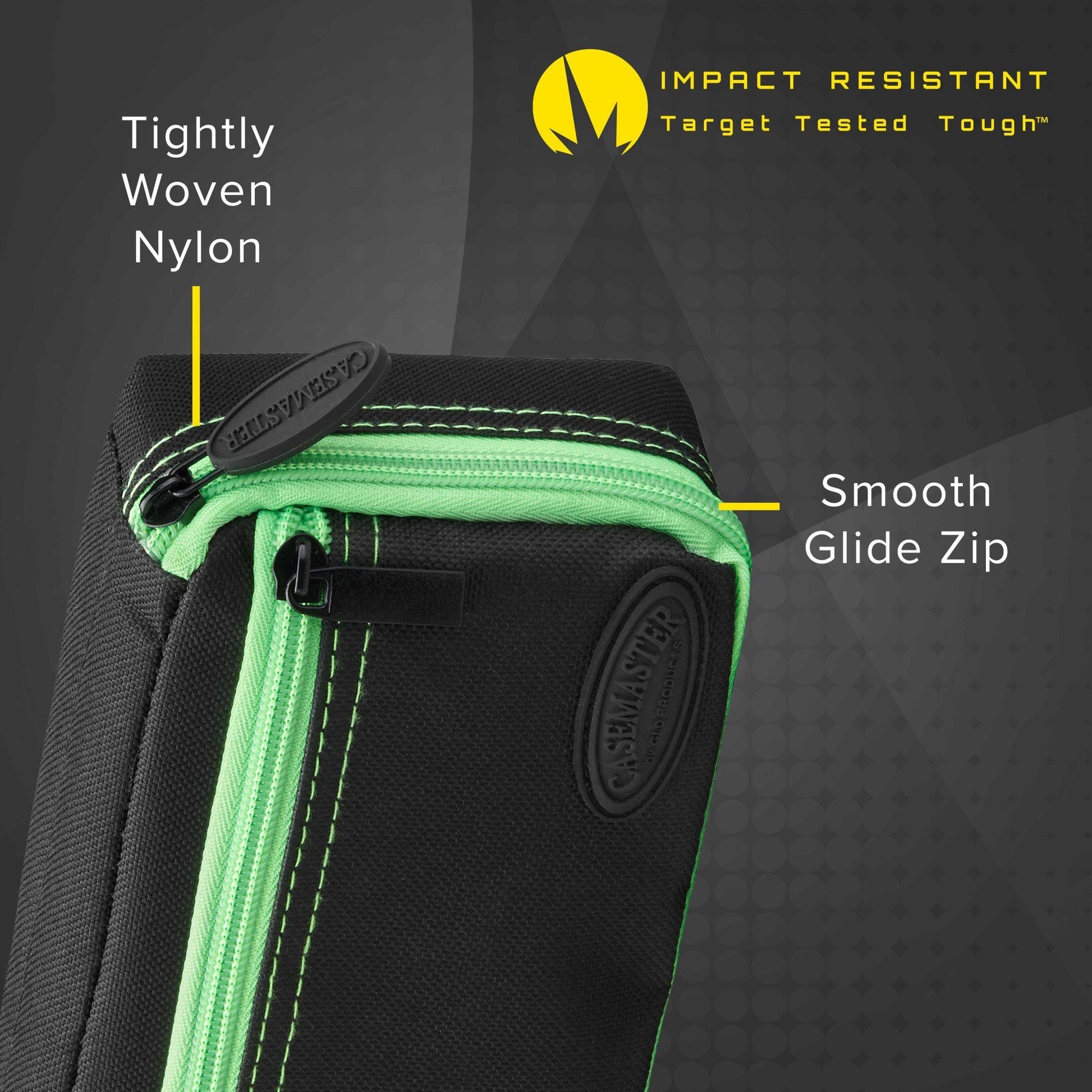 [REFURBISHED] Casemaster Plazma Dart Case Black with Green Trim Refurbished Refurbished GLD Products 