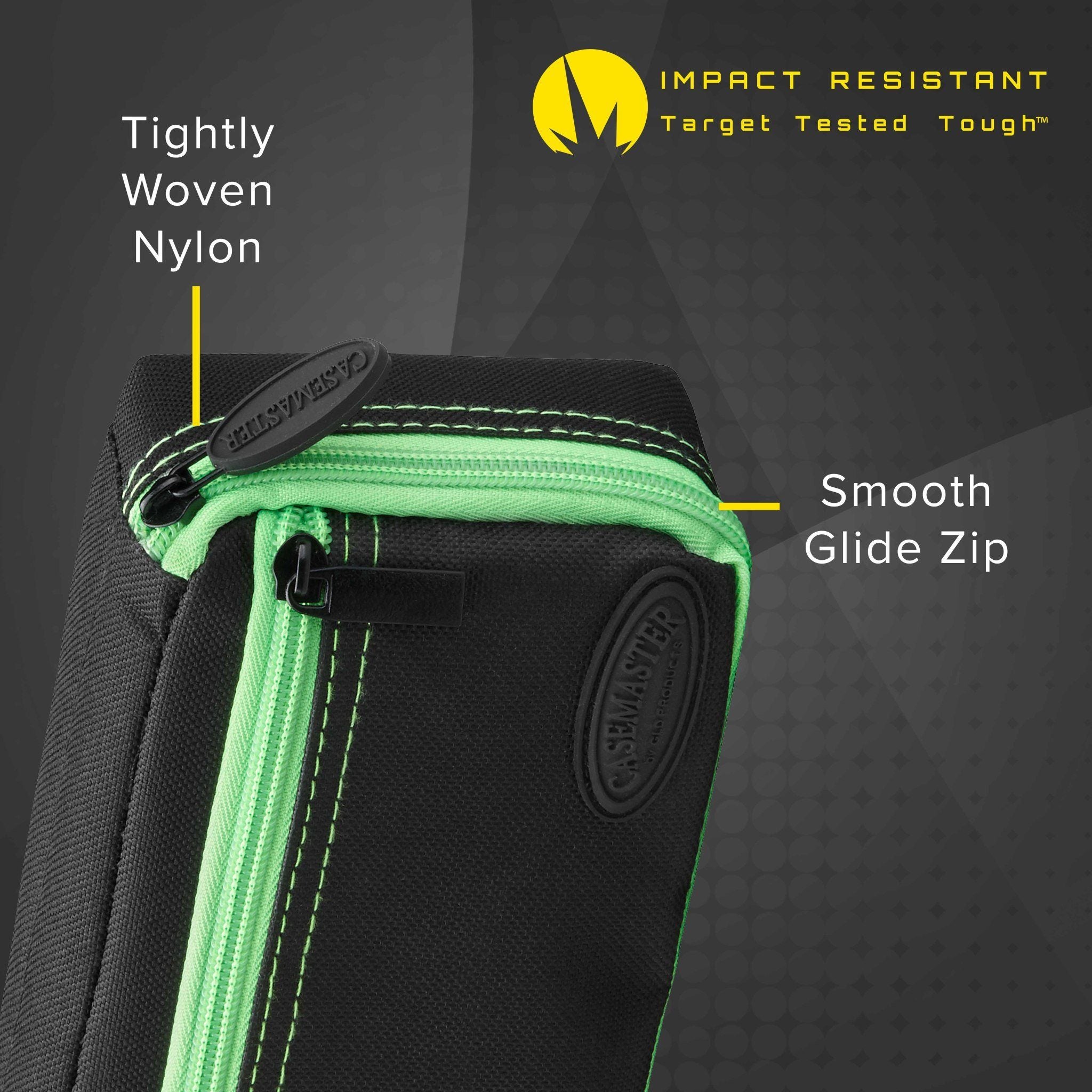 [REFURBISHED] Casemaster Plazma Dart Case Black with Green Trim Refurbished Refurbished GLD Products 