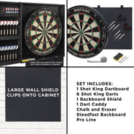 [REFURBISHED] Viper Steadfast Backboard with Shot King Sisal Dartboard Refurbished Refurbished GLD Products 