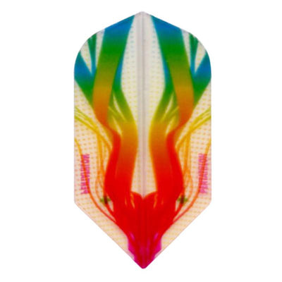 Pentathlon Slim Translucent Design White/Green/Red/Yellow Flights Dart Flights Viper 