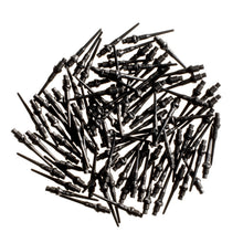 500 Black Soft Tip Dart Tips – 2BA 3/16" Size For Replacement Dart Points (Set Of 500)
