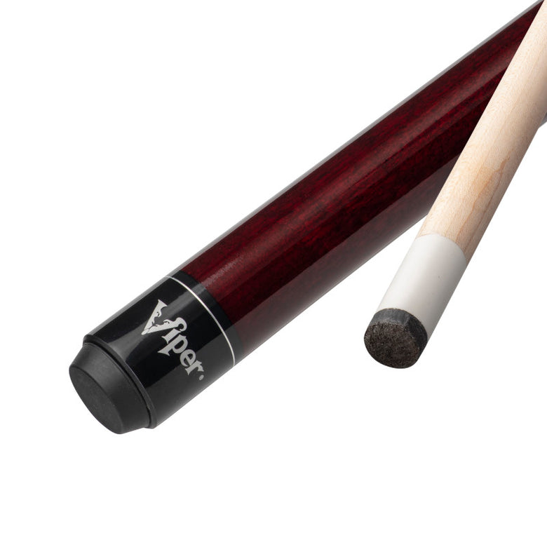 Viper Elite Series Red Unwrapped Billiard/Pool Cue Stick