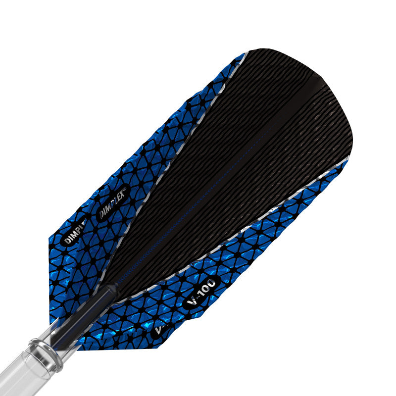 Viper Dimplex Dart Flights Slim Metallic Royal Blue V-100 Series