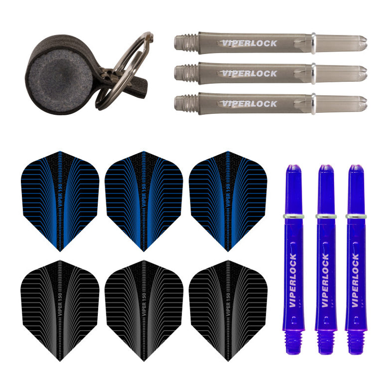 Viper Steel Tip Dart Accessory Set Blue