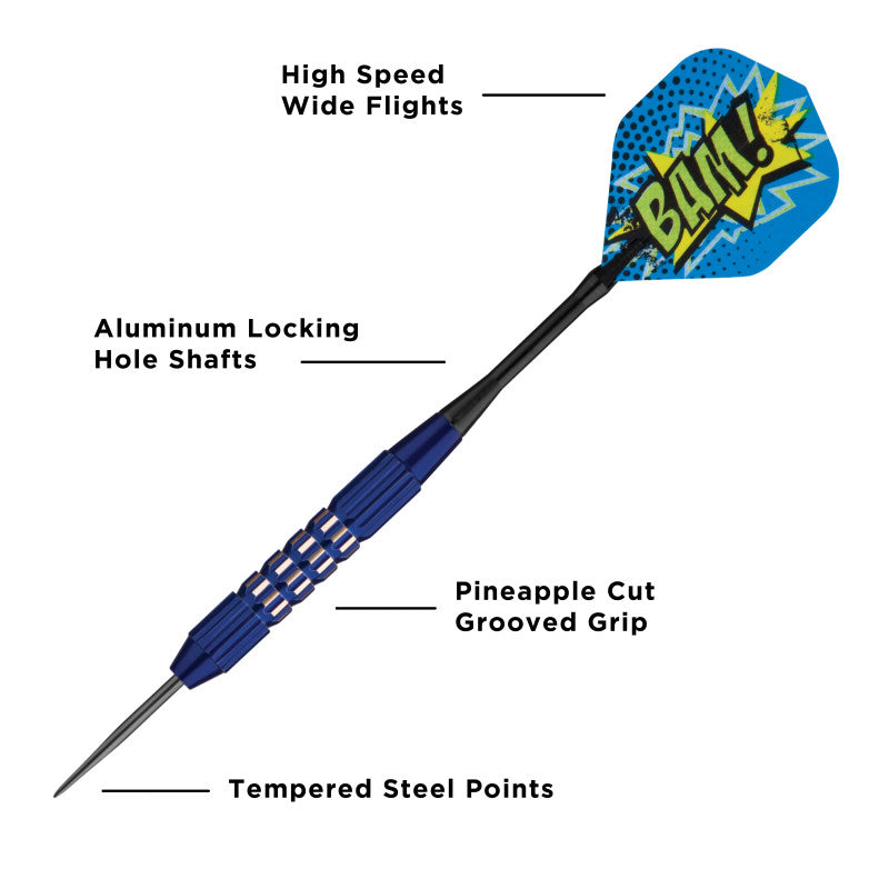 Viper Comix Steel Tip Darts Blue 22 Grams