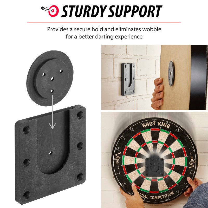 Indoor Wall-Mounted Dartboard Bracket Kit with Mounting Accessories for Darts Games from Indoor Wall-Mounted Dartboard Bracket Kit with Mounting Accessories for Darts Games from