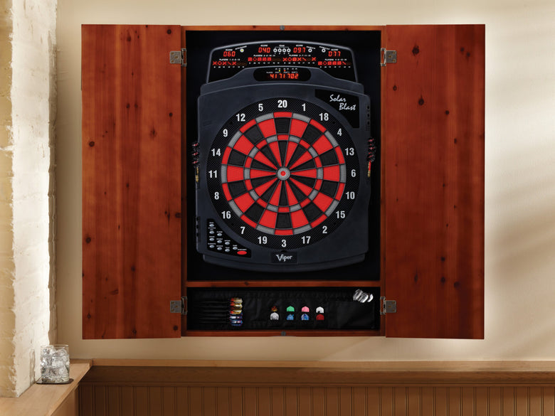 Viper Metropolitan Cinnamon Soft Tip Dartboard Cabinet