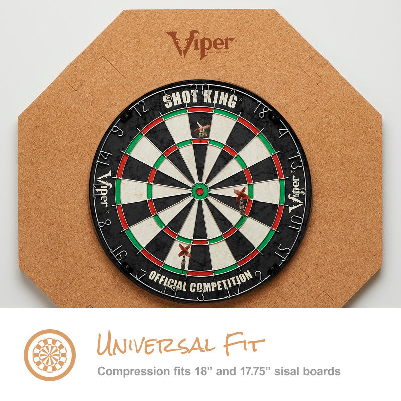 Viper Octagonal Wall Defender Dartboard Surround Cork