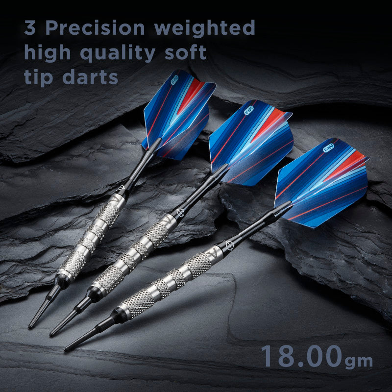 Viper Sidewinder 80% Tungsten Soft Tip Darts Knurled Barrel 18 Grams