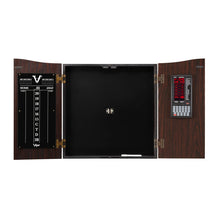 Load image into Gallery viewer, Viper Vault Deluxe Dartboard Cabinet with Pro Score
