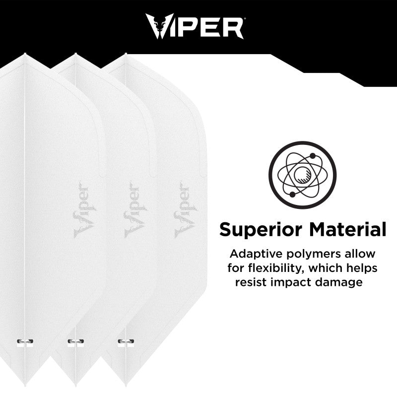 Viper Cool Molded Dart Flights Slim White