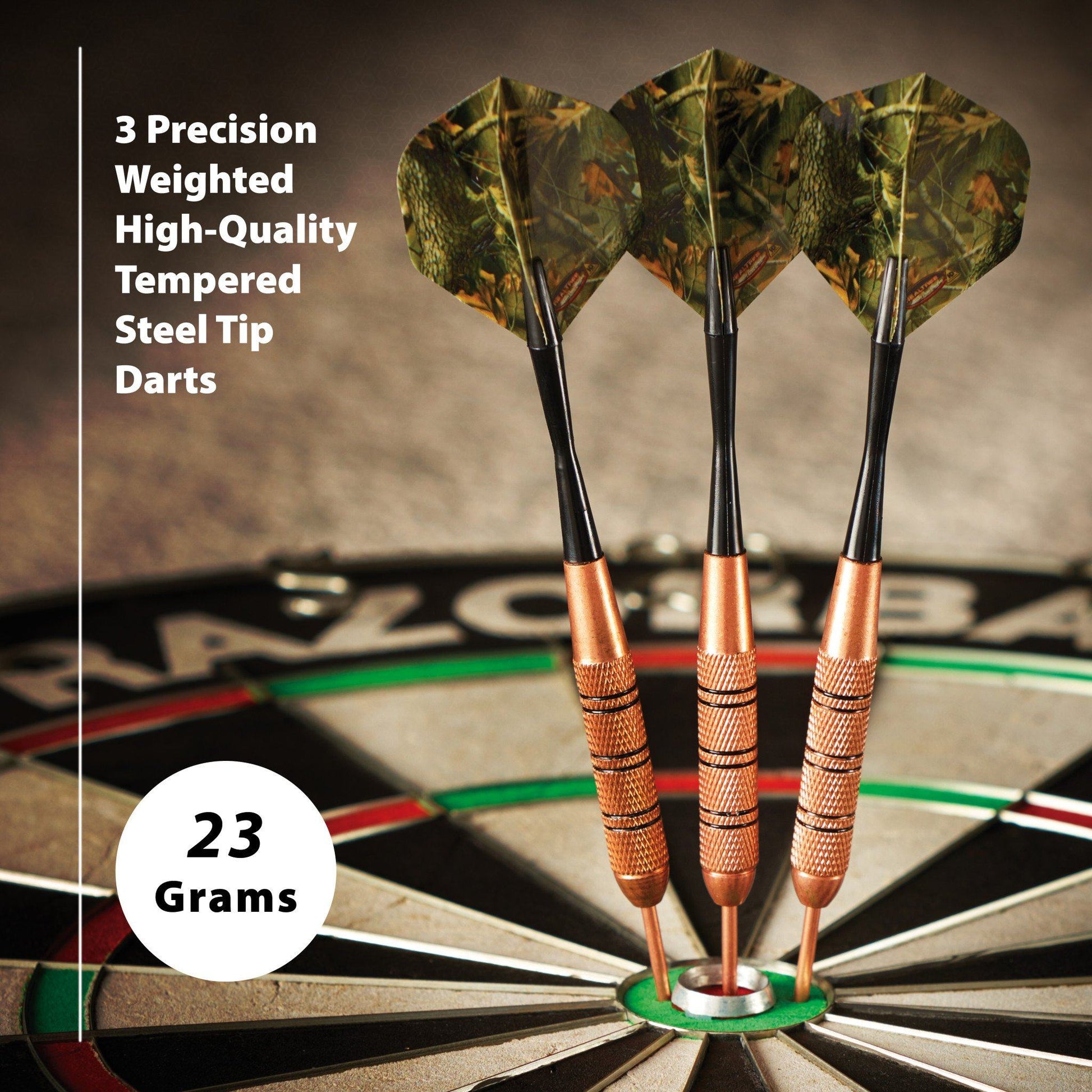 [REFURBISHED] Fat Cat Realtree Hardwoods HD Steel Tip Darts 23 Grams Refurbished Refurbished GLD Products 