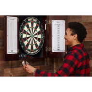 Viper Hudson Dartboard Cabinet Mahogany