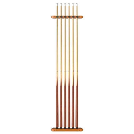 Fat Cat Oak 6 Cue 2-Piece Wall Cue Rack