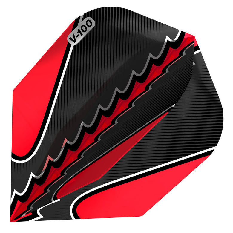 Viper Black Flux Dart Flights Standard Red