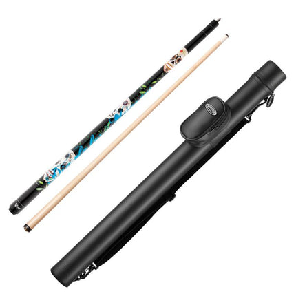 Viper Underground Dia de los Muertos Cue and Casemaster Q-Vault Supreme Black Cue Case Billiards Viper 