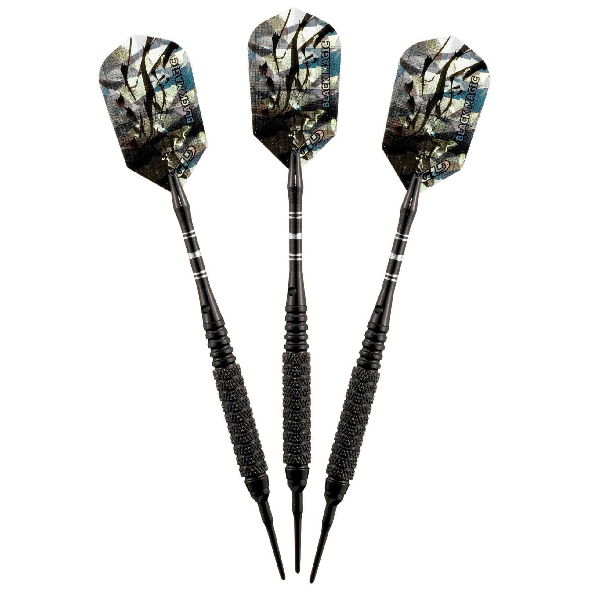 [REFURBISHED] Viper Black Magic Soft Tip Darts 10 Knurled Rings 18 Grams Refurbished GLD Products