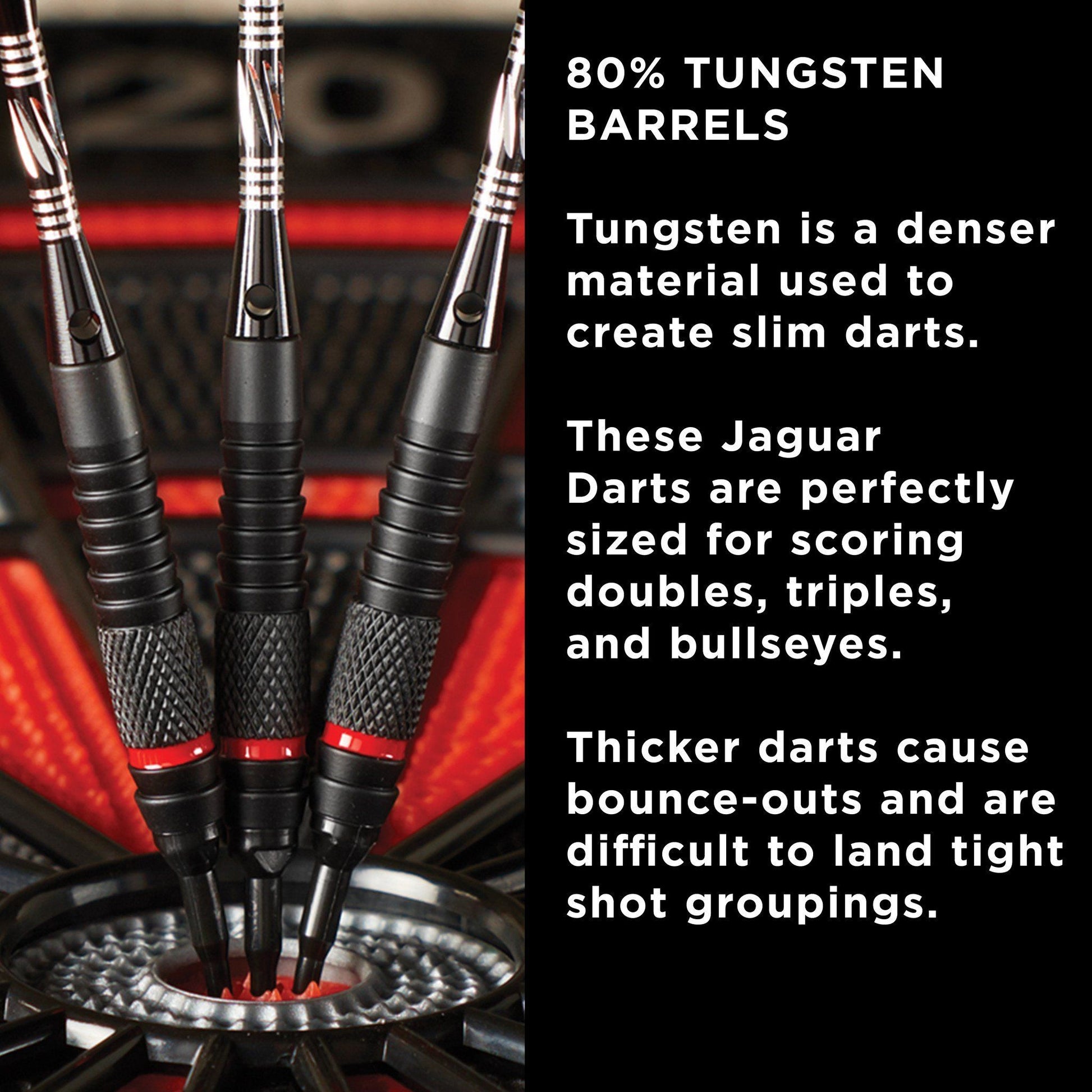 [REFURBISHED] Viper Jaguar Darts 80% Tungsten Soft Tip Darts 1 Small Knurled Ring 18 Grams Refurbished Refurbished GLD Products 