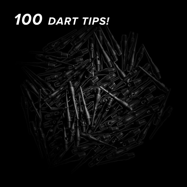 Viper Tufflex Tips III 2BA Black 100Ct Soft Dart Tips