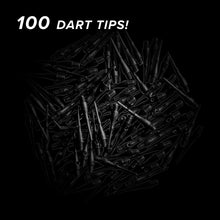 Load image into Gallery viewer, Viper Tufflex Tips III 2BA Black 100Ct Soft Dart Tips
