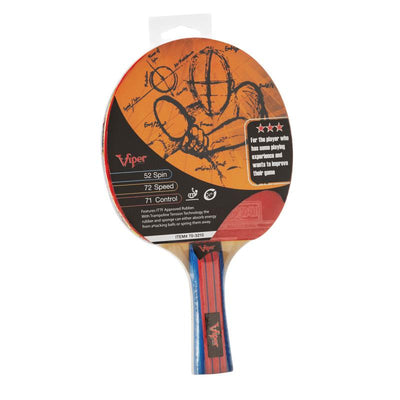 Viper Three Star Table Tennis Racket Table Tennis Accessories Viper 