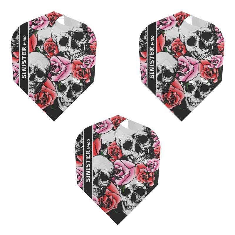 Viper Sinister Dart Flights V-100 Series Standard Red/Pink