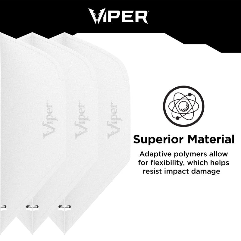 Viper Cool Molded Dart Flights Standard White