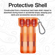 [REFURBISHED] Casemaster Nomad Adjustable Dart Case Neon Orange Refurbished Refurbished GLD Products 