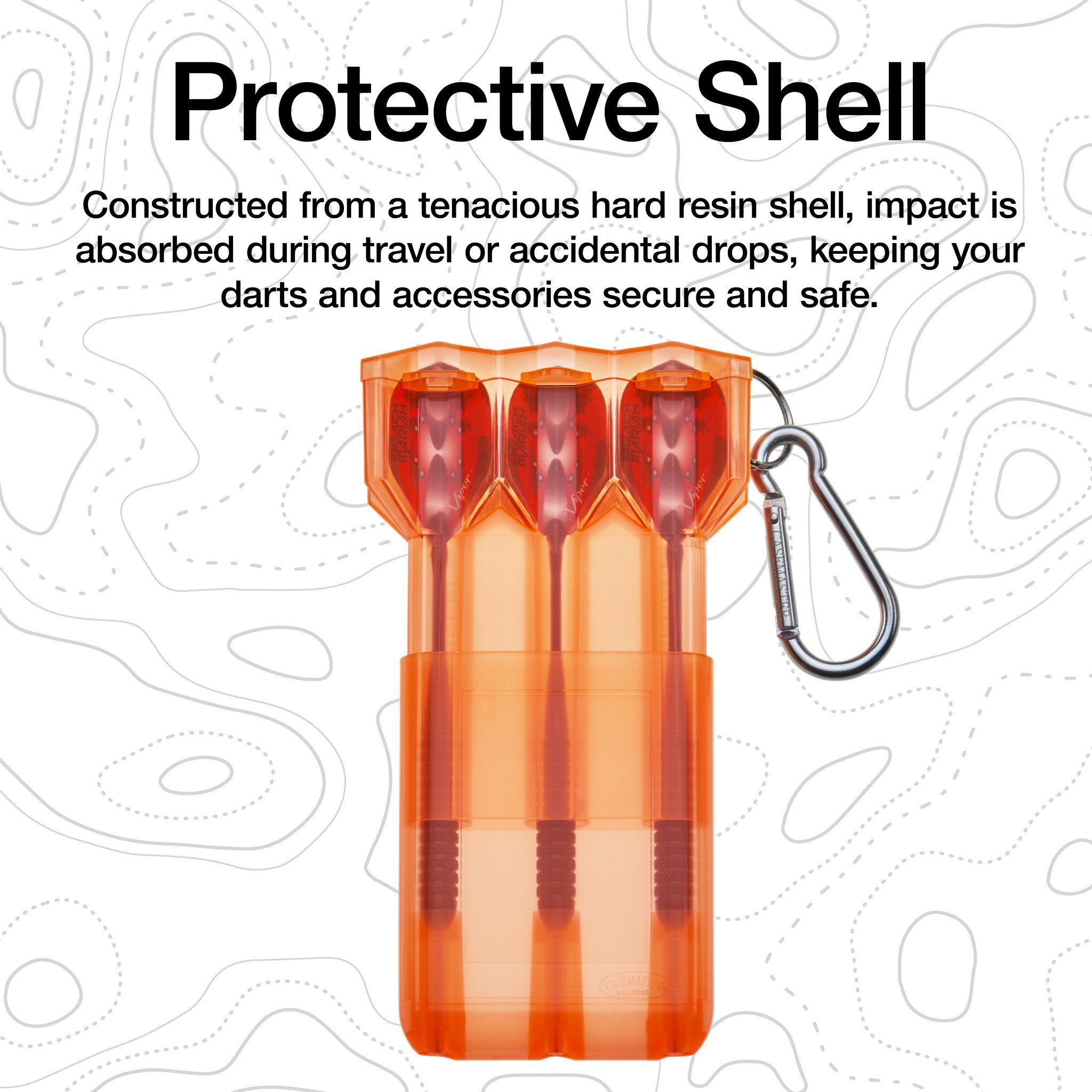 [REFURBISHED] Casemaster Nomad Adjustable Dart Case Neon Orange Refurbished Refurbished GLD Products 