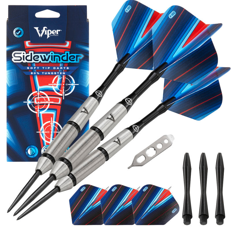 Viper Sidewinder 80% Tungsten Steel Tip Darts 23 Grams