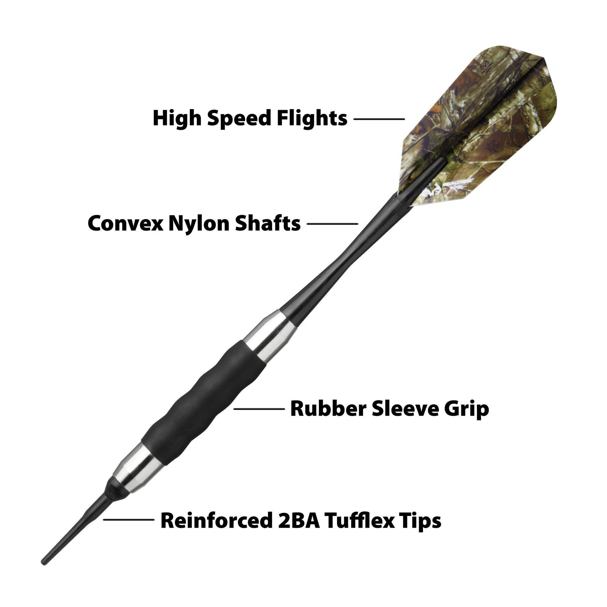 [REFURBISHED] Fat Cat Realtree Xtra Soft Tip Darts 16 Grams Refurbished Refurbished GLD Products 